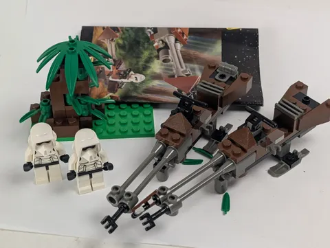 LEGO Star Wars Speeder Bikes 7128 Incomplete Complete & Biker Scouts Figures
