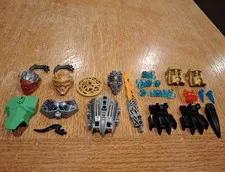 LEGO BIONICLE Bulk Lot Mixed Parts Pieces & Accessories Multicolor Plastic