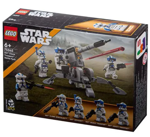 LEGO Star Wars 75345 501st Clone Troopers Battle Pack Building Set New Sealed