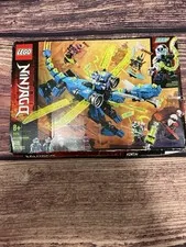 New Lego Ninjago Jay’s Cyber Dragon, 71711, 518 Pieces, Sealed But Damaged Box