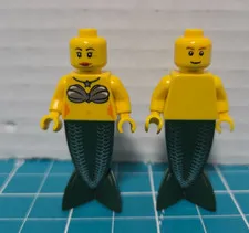 LEGO City Pirate Mini Figures Mermaid Lot of 2 Figurines Toys Vintage