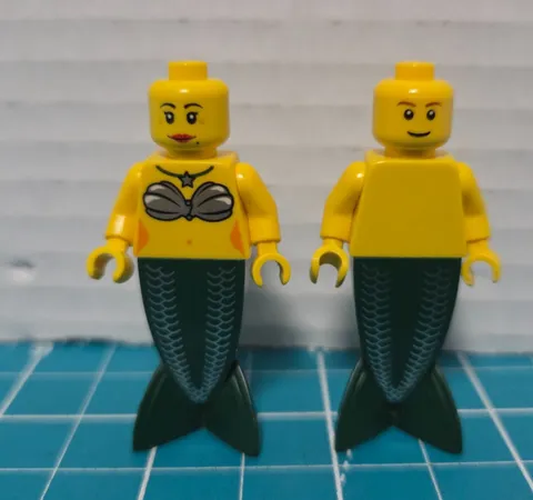 LEGO City Pirate Mini Figures Mermaid Lot of 2 Figurines Toys Vintage