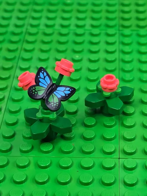 LEGO Butterfly And Flowers