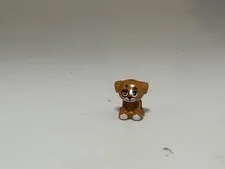 LEGO-Dog, Mini Doll Style, Puppy, Standing, Small with Black Eyes, Nose