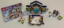 LEGO Friends 41322 Snow Resort Ice Rink COMPLETE w/ Minifigs & Manual