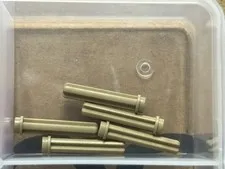LEGO Parts - Dark Tan Technic, Axle 3L with Stud - No 6587 - QTY 5