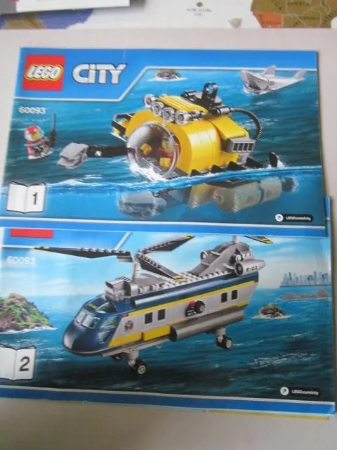 Lego City instructions, instruction 600093 parts 1 and 2, part 1 and 2