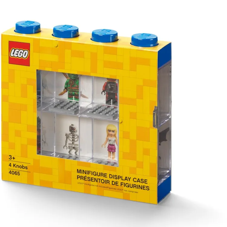 LEGO Storage Products: 40650005 Minifigure Display Case 8 Blue NEW