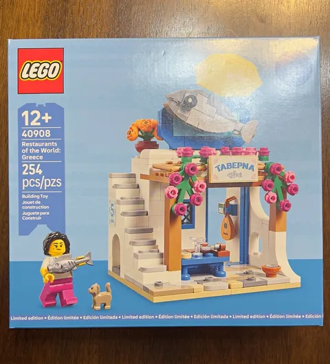 LEGO 40908 Restaurants of the World: Greece New & Sealed. Fast Shipping!