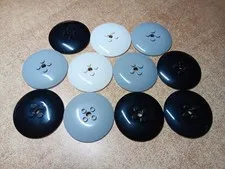 LEGO BULK LOT 11 INVERTED RADAR DISH 6X6 SOLID STUDS #44375 MIXED COLORS