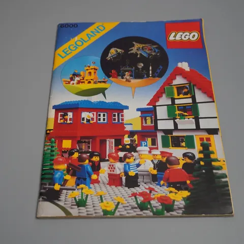 Vintage 1979 LEGO Legoland Ideas Book 6000 Town Castle Space Catalog Booklet