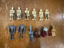 LEGO Star Wars Lot of 12 Mini Figs - Battle Droids, B2 Battle Droids, Evil C3PO