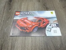 Lego Speed Champions Ferrari 76895 Instruction Manual Only