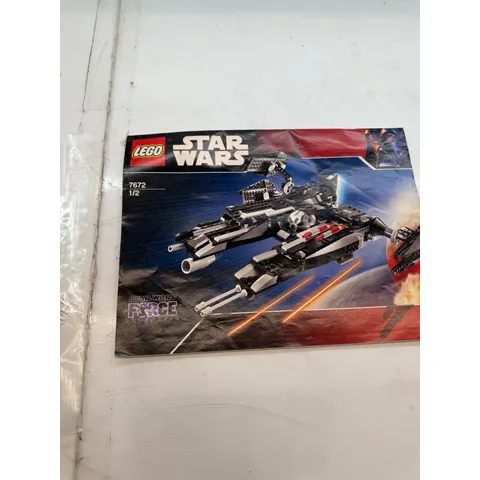 Lego Star Wars Rogue Shadow 7672 Instruction Manual and Assorted Parts Pieces
