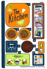 LEGO STICKER SHEET 41747 HEARTLAKE CITY COMMUNITY KITCHEN from set New