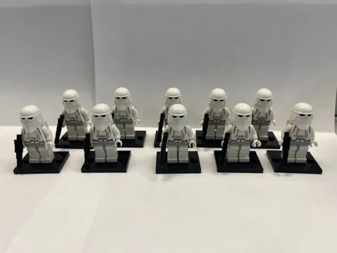 LEGO Star Wars Snowtrooper Minifigure Lot of 10 Hoth Imperial sw0115