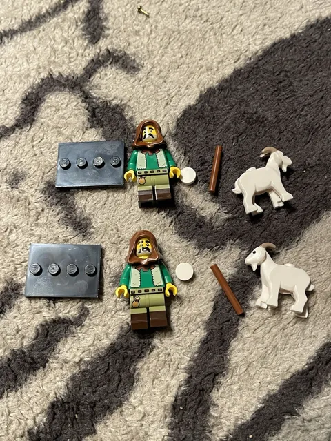 Lego Goatherd Minifigure Collectible Series 25 71045 CMF Lot Retired Goat Herder