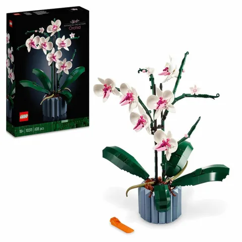 LEGO Creator ICONS Orchid 608pc Building Set Building Blocks Flower Ages 18 and Up