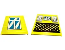 LEGO ® Bluey window glass pane 1x6x6 family balcony 42509pb13 window pane