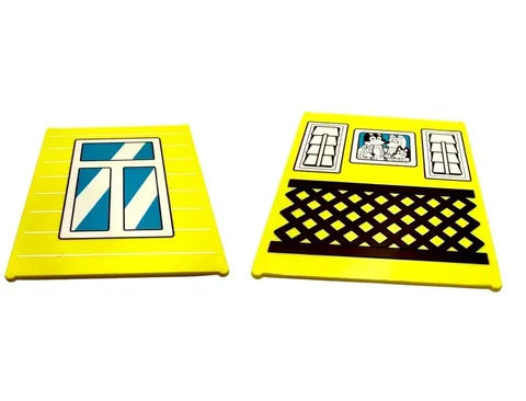 LEGO ® Bluey window glass pane 1x6x6 family balcony 42509pb13 window pane