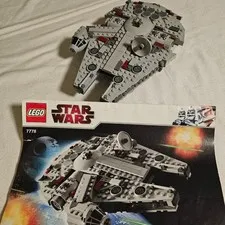 LEGO Star Wars Episode 4 7778 Midi-Scale Millennium Falcon 99% COMPLETE Han Solo
