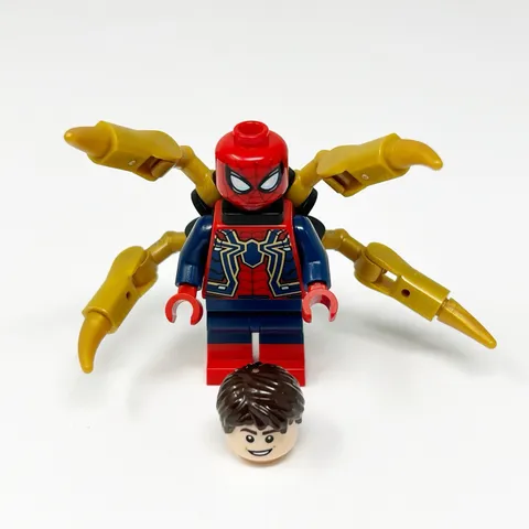 IRON SPIDER Minifigure LEGO Marvel Avengers Peter Parker 76323 (sh1047)