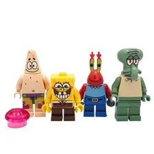 Lego SpongeBob SquarePants Minifigure Lot SpongeBob Patrick Mr Krabs Squidward