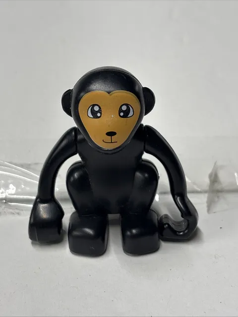 LEGO DUPLO Duplo ANIMAL MInifigure Black Monkey Farm Zoo Circus