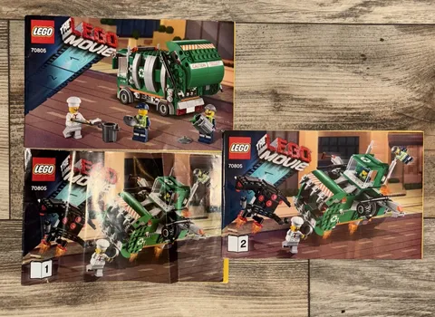 Lego 70805 Movie Trash Chomper Instruction Manuals