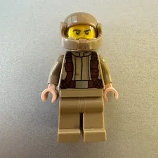 Lego Star Wars Resistance Trooper sw0697 Set 75131 retired Frown, Furrowed