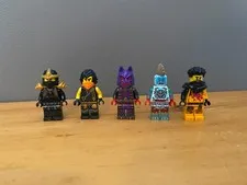 LEGO Ninjago Minifigure Lot Cole Wolf Warrior Dragonian Arin