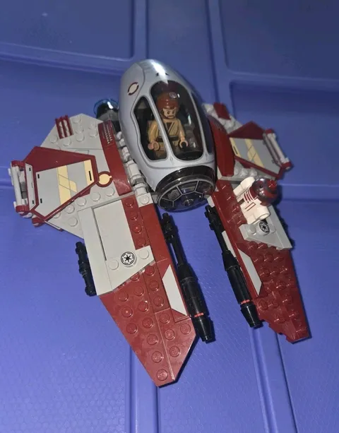 LEGO 75135 Star Wars Obi Wan's Jedi Interceptor Complete No Box Or Instructions 