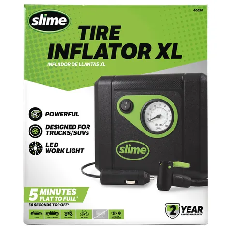 Slime Tire Inflator Xl 40090 Quickly Inflates Large Tires Of Quick Connect Air