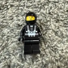 Lego Space Vintage 1987 Blacktron I Minifigure sp001 No Visor