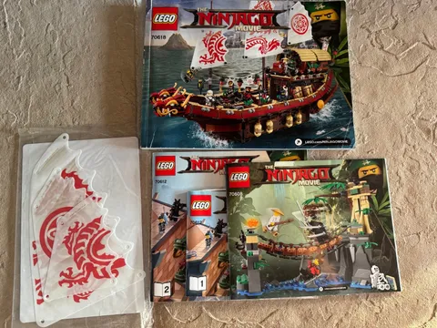 LEGO Ninjago Instruction Manual Booklets Lot 70618, 70612 and 70608 plus extra