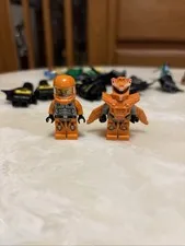 LEGO Orange Robot Sidekick GS010 & Jack Fireblade GS011 Bundle