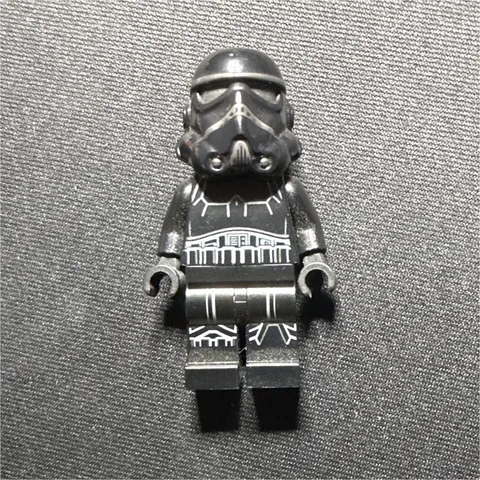 LEGO Star Wars Shadow Trooper Minifigure - Black Armor w/ Helmet