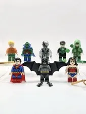 New DC Superhero’s Justice League Unlimited Custom Lego Minifigures 2004