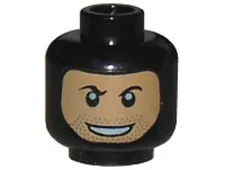 LEGO® Part 3626pb0664 - Minifigure, Head Balaclava with Face Hole