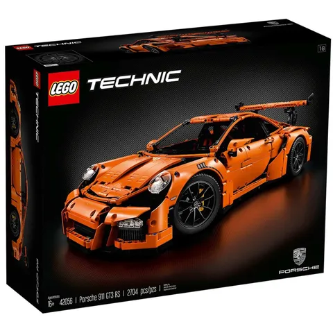 LEGO Technic Porsche 911 GT3 RS 42056 Orange 2704 Pieces New Sealed Set