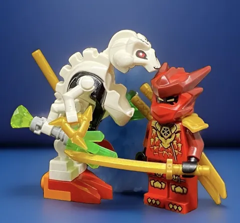 DRAGON KAI NINJA NINJAGO LEGO + SAMUKAI (p) D
