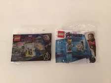 Lego Marvel Captain Marvel And Avengers Iron Man Poly bags