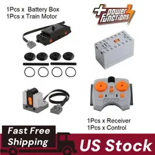 Power Functions 4PC Battery Box Train Motor IR Receiver Controlled For Lego Set