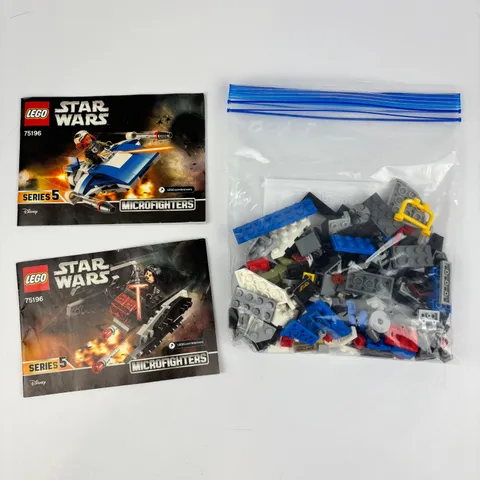 LEGO Star Wars: A-Wing vs. Tie Silencer Microfighters (75196) - 100% Complete