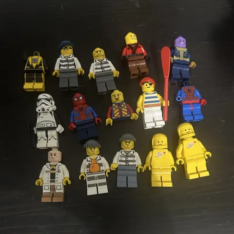 LEGO Minifigure Mixed Lot Set - Spider-Man Character, Plastic