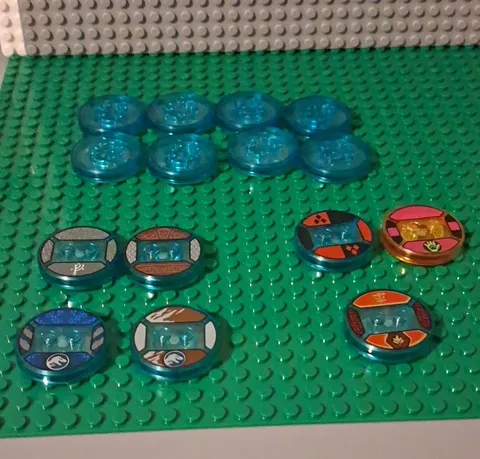 LEGO Dimensions Bulk Lot. 8 Blank 7 Characters