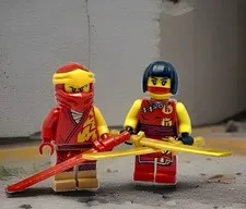 FIRE NINJA KAI NINJAGO LEGO + NYA (p)