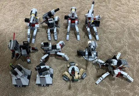 LEGO Star Wars: Elite Clone Trooper Commando Droid Battle Pack 9488 turret Lot