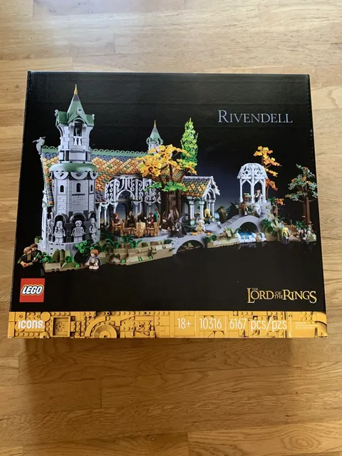LEGO Icons 10316 The Lord of the Rings Rivendell BOX ONLY