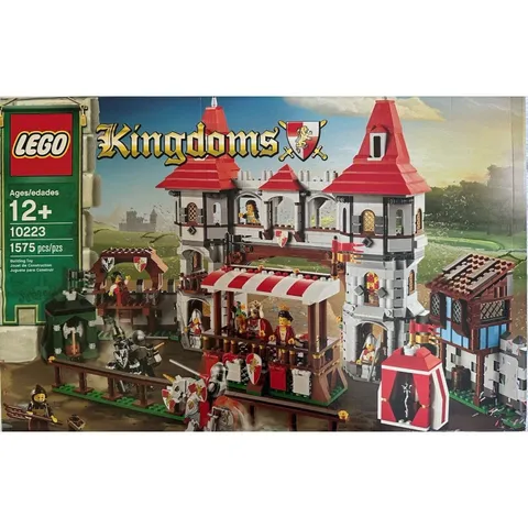 NEW NIB LEGO KINGDOMS JOUST 10223 RETIRED SET 2012 SEALED light storage wear